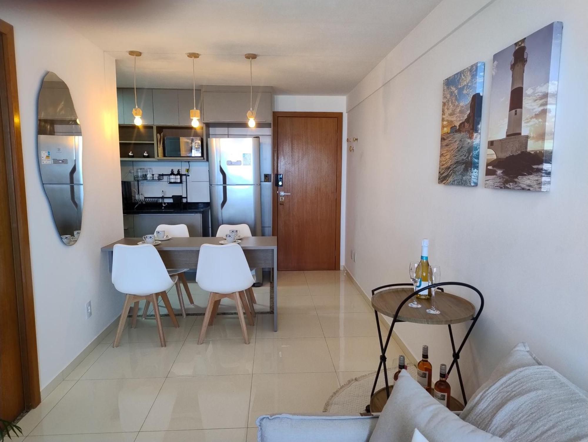 Vista Mar E Conforto Completo! 公寓